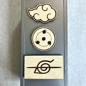 3 Pack Naruto Magnets